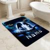 Tappeto Personalizzato con Nome e Avatar Mondo Soggiorno Antiscivolo Morbido Tappeto per Camera da Letto Sala Giochi Divano Ufficio Decorazioni per la Casa Zerbino