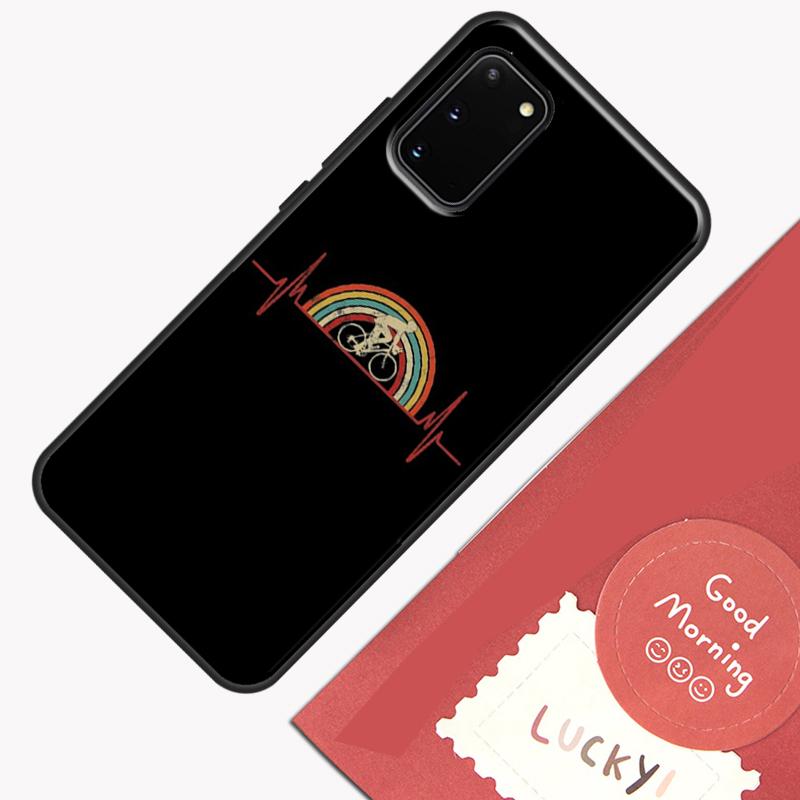Lustige Handyhülle mit Fahrradmotiv für Samsung Galaxy S25, S26 Ultra, S20, S21, S22, S23, S24 Plus, S9, S10, S25 FE