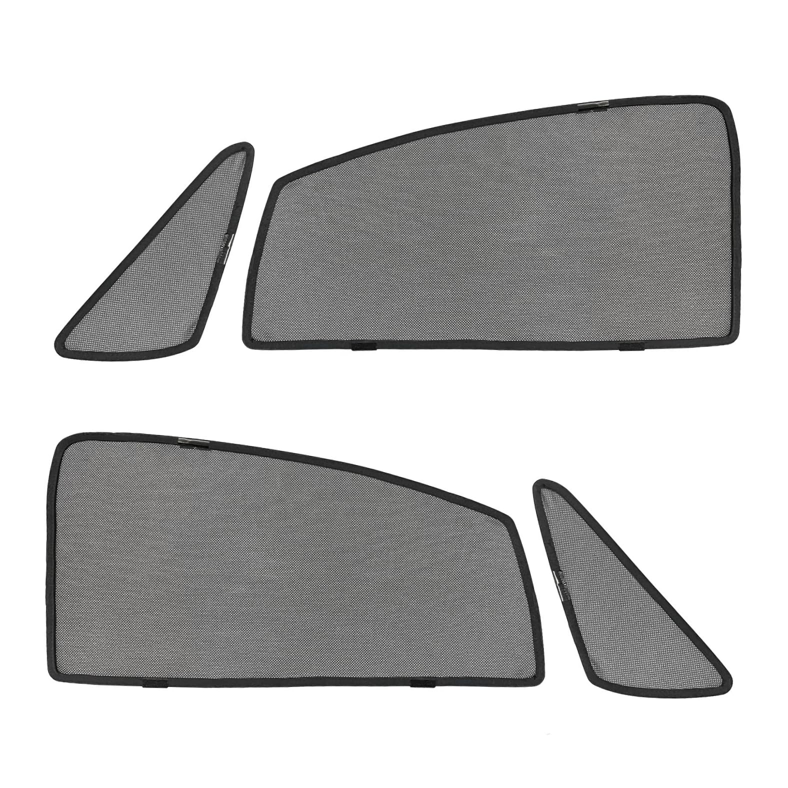 

CGP Laser Sunshades for Front Side Triangular Driver and Passenger for Toyota Alphard and Vellfire Mesh Car 4 Panels with Small Left and Right Set чёрный