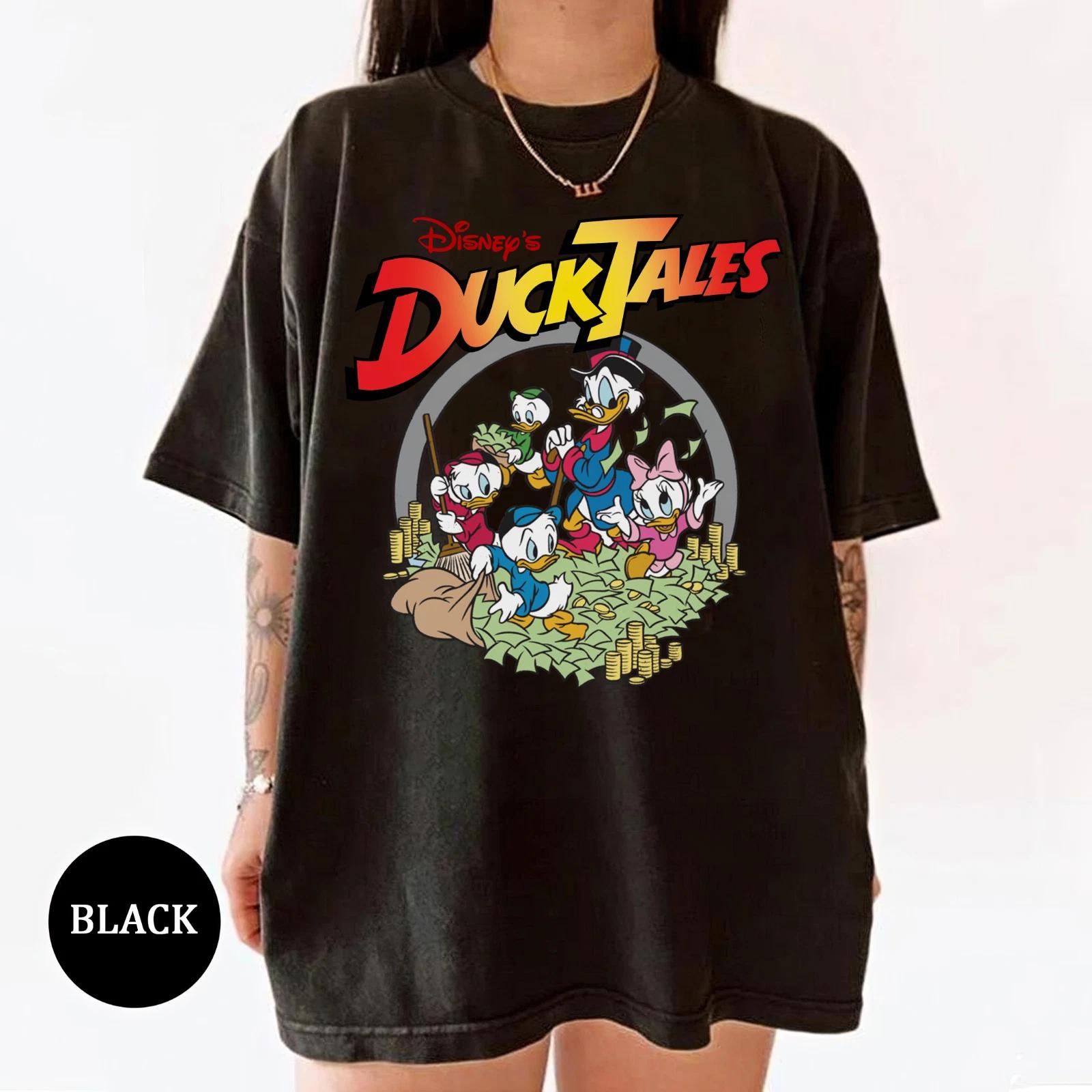Disney DuckTales Characters Unisex 100% Cotton T-shirt Mens Tees Top Adul100% Cotton T-shirt Mens Tees Top 100% Cotton T-shirt Mens Tees Top 37014 L