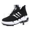 2024 spring new large size fly-woven mesh breathable casual men's shoes lightweight thick-soled running sneakers