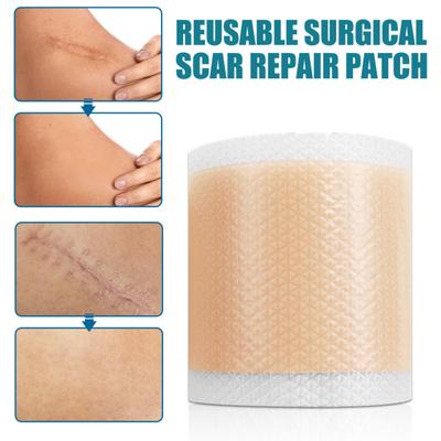 Silicone Scar Sheets Reusable Scar Removal Strips for Post-Surgery Acne Breathable Waterproof Scar Tape