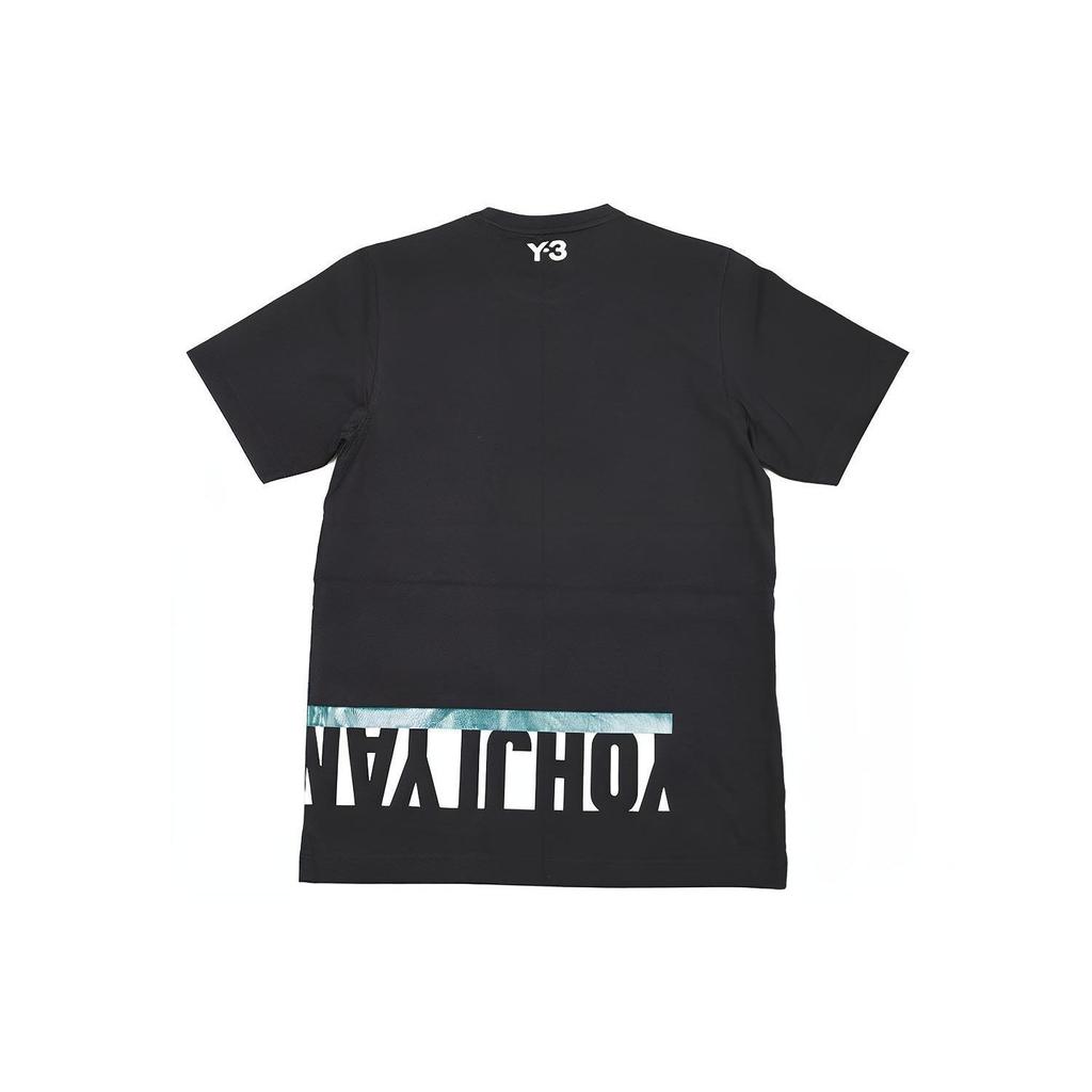 Y-3 Multi Block Grafisk T-skjorte Unisex Topper Svart FN5727