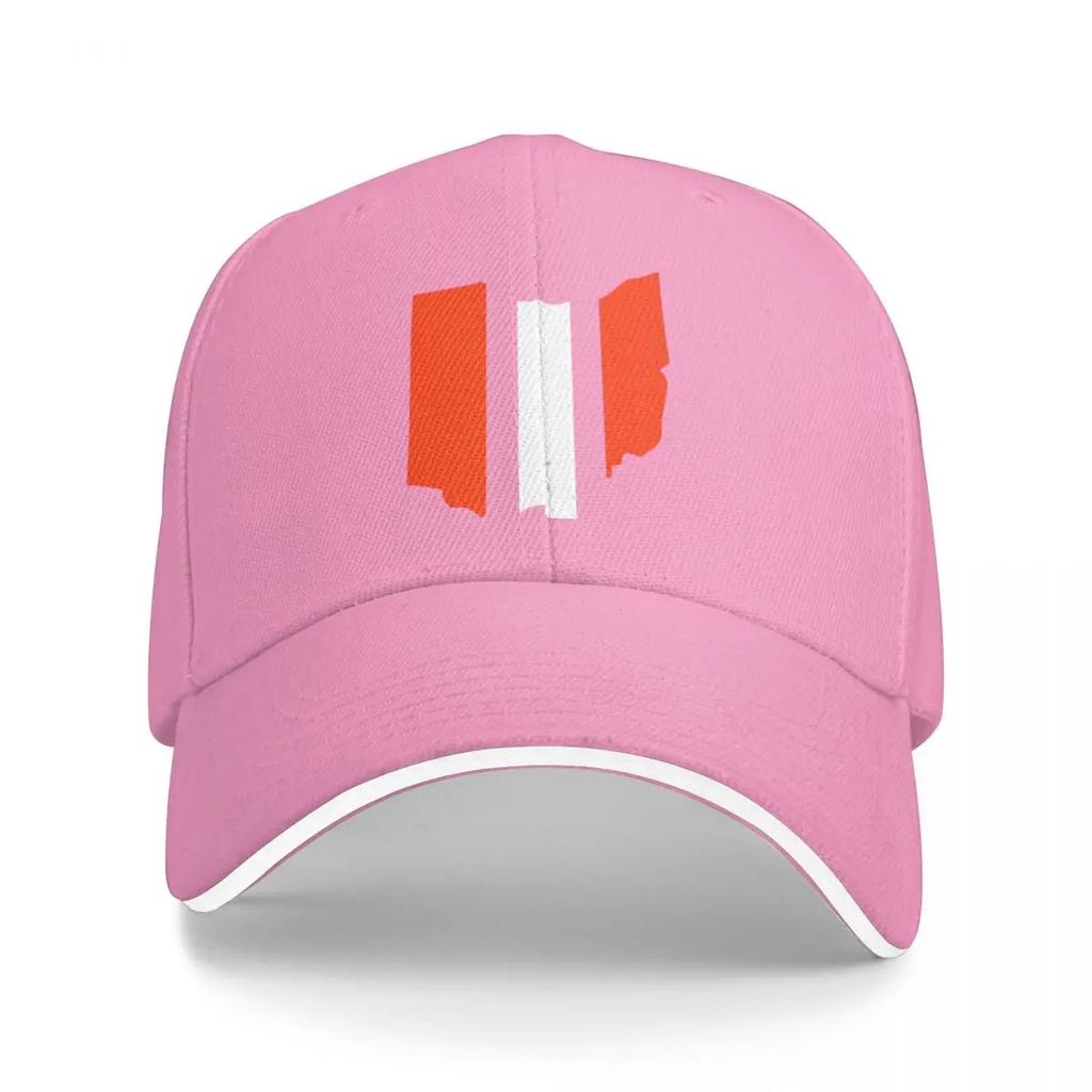 Ohio Cleveland Stripe Baseball Cap Western Hat Custom Cap Tea Hat For Men Womens