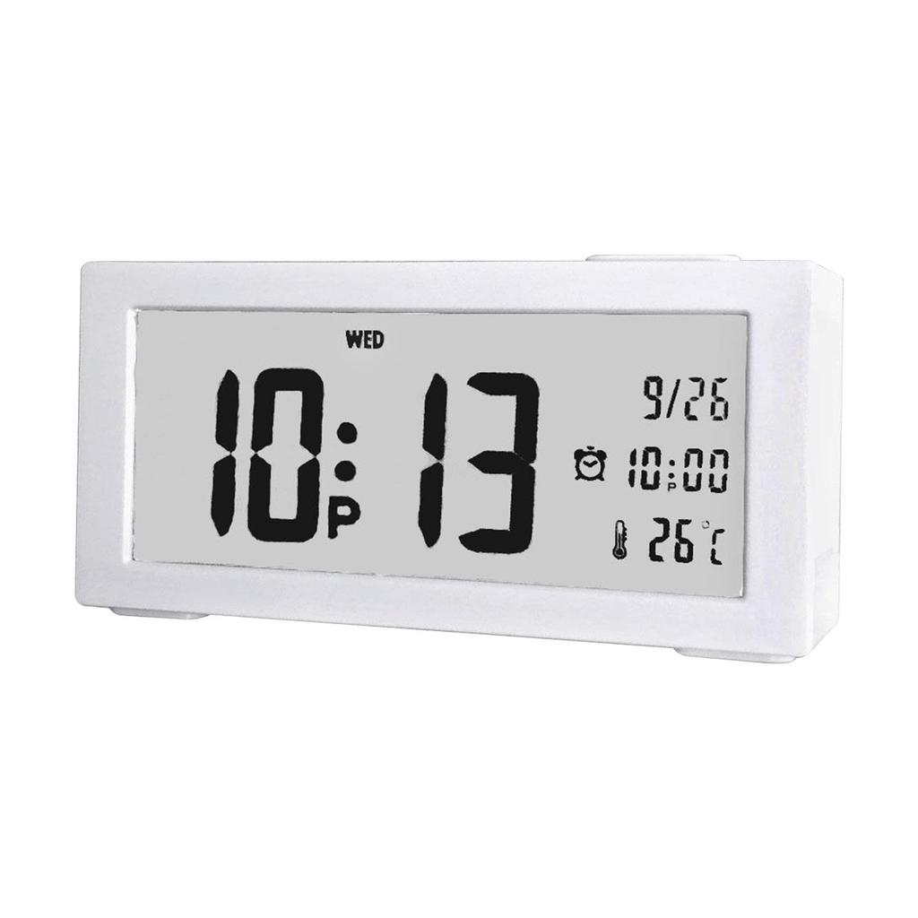 Digital Clock Bedside Clocks Snooze Table Decoration Easy Desk 12/24H