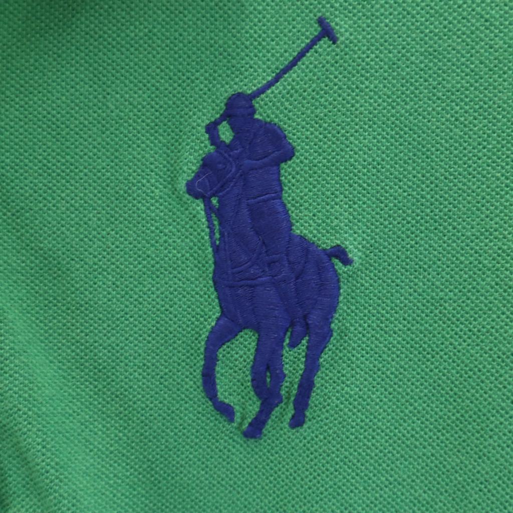 Ralph Lauren Polo tričko s krátkým rukávem s velkou výšivkou poníka, vintage úpravou, dámské, použité