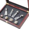 Kansas City Chiefs Kampioensring Set (4-delig, 1969, 2019, 2022, 2023) met gegraveerde trofee