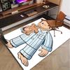 Curious George Polyester Carpet, Soft Indoor Mat for Office Chair, Living Room, Computer Desk - Decorative Home Office Rug Design