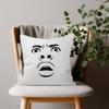 Creative Man Face Cushion Cover Inspired Decorative Pillow Sofa Home Decor Case Pillow Cases