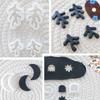 Moon Flower Coral Irregular Arch Shape Polymer Clay Cutter Handmade Plastic Pottery Polymer Cutter for Jewelry and Earring Shape