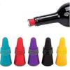 Wine Bottle Stoppers,5 Pieces Silicone Wine Stoppers,reusable Bottle Stoppers With Screw For Preserving Champagne Beverage Alcohol - Ri