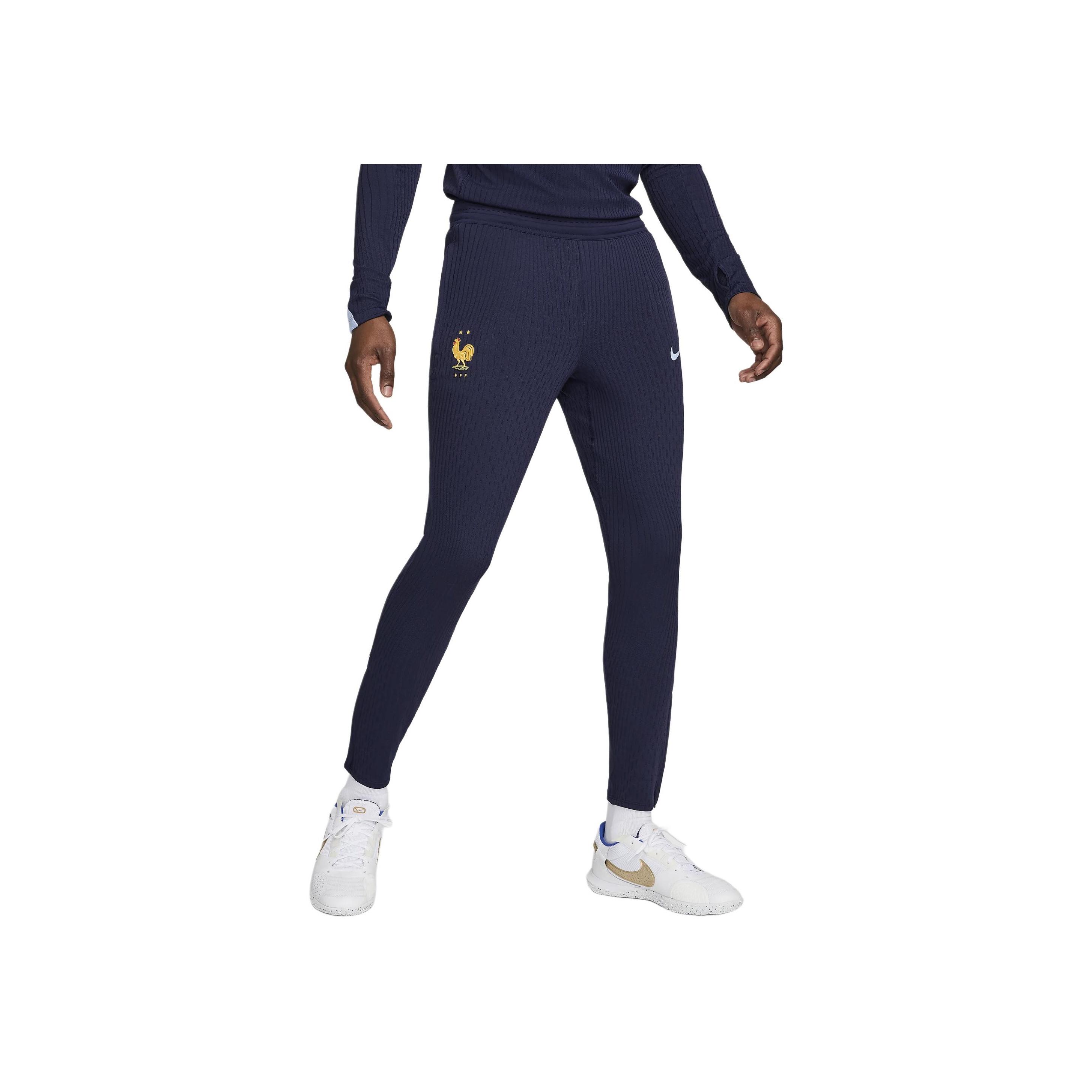 

Чоловічі спортивні штани Nike Dri-FIT ADV FFF Strike Elite для вулиці, повсякденні, облягаючого крою, на шнурку, трикотажні, темно-чорні, сині, FJ2017-498 S