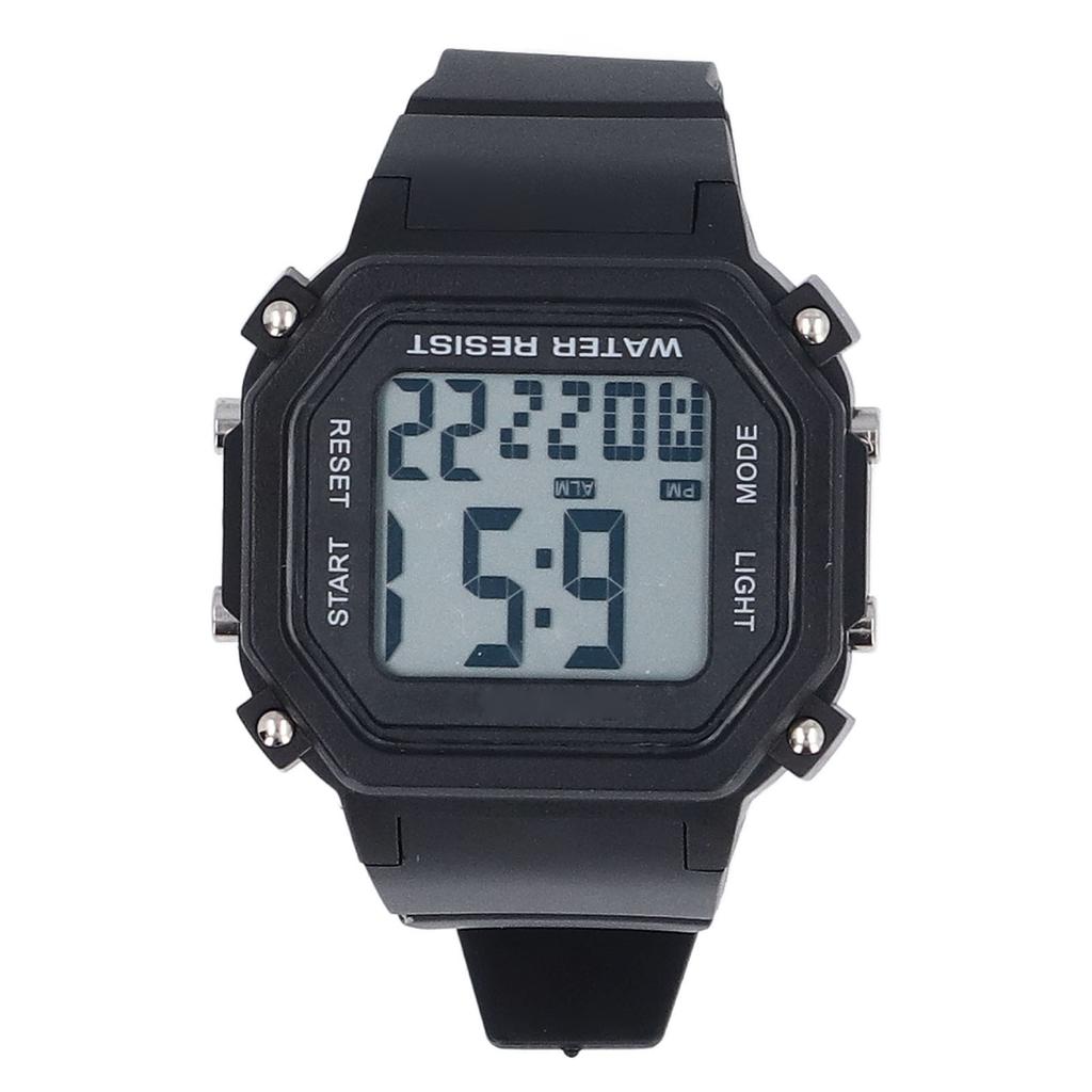 Unisex Digital Watch LED Luminous Stopwatch Chronograph Alarm Shock and Drop Resistant 50M