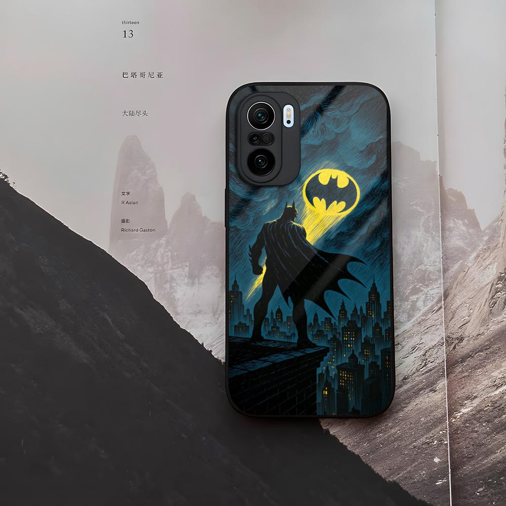 

Cool B-Batmans Logo Phone Case Tempered Glass For Xiaomi 15 14 12 Lite Pro 13 11t Lite POCO M6 M5 X6 X5 X3 F5 F6 Pro Cover Xiaomi 13