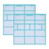 2pcs Dustproof Filter Screen For Midea Air Conditioner Indoor Unit Anti-Dust Mesh Replacement Accessories PVC