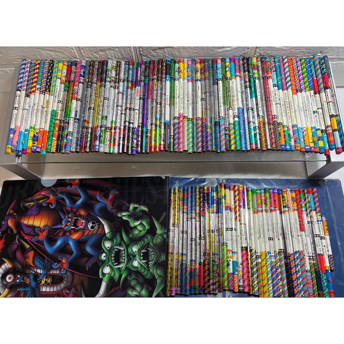 Used Dragon Quest Baten Pencils Bulk Sale 100+ Clear Files 2 Types