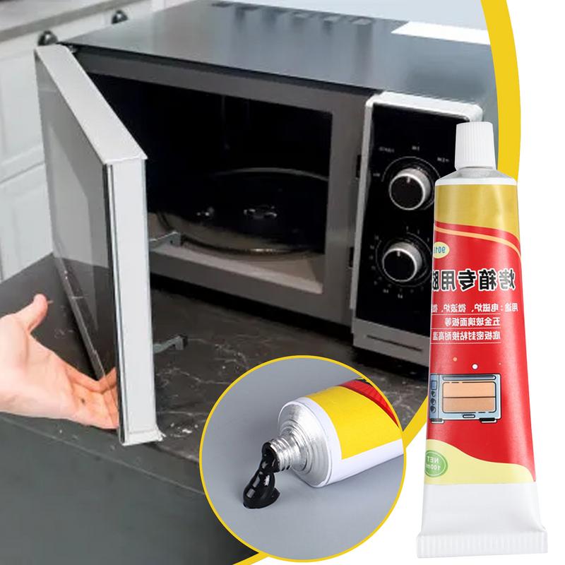 Klej do paneli piekarnika 100 ml, odporny na wysokie temperatury, uszczelniacz do paneli piekarnika, szybkoschnący, szczelny, do kuchenek indukcyjnych