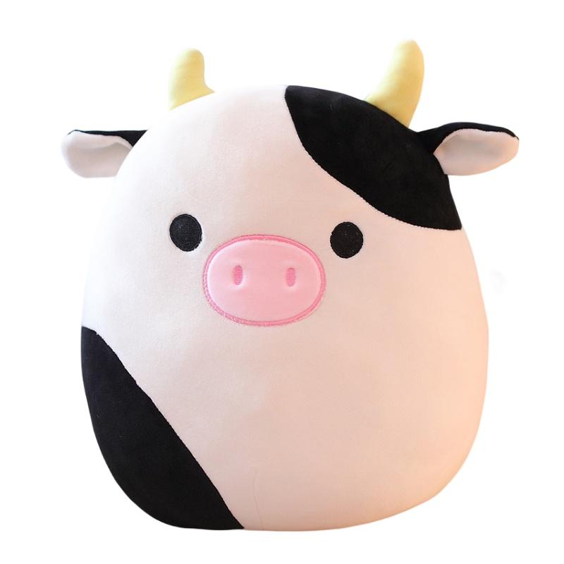 Cute Unicorn Plush Toy Bat Pillow For Kids Rainbow Pig Cat Cow And Bat Designs 35cm