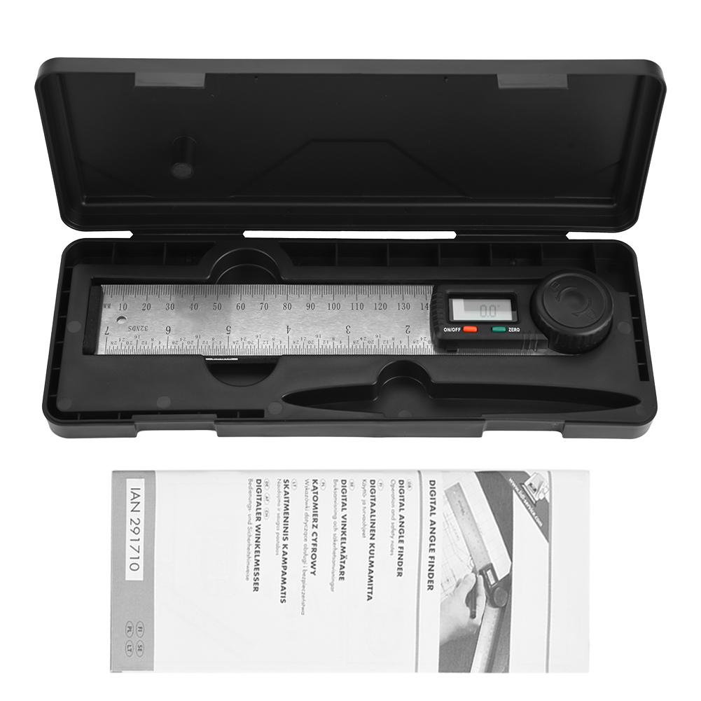 200mm Electronic Digital Protractor Goniometer Angle Finder Gauge Ruler