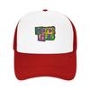 Mardi Gras Logo Trucker Hat Lightweight Polyester Mesh Baseball Cap for Carnival and Festival Parties Adult