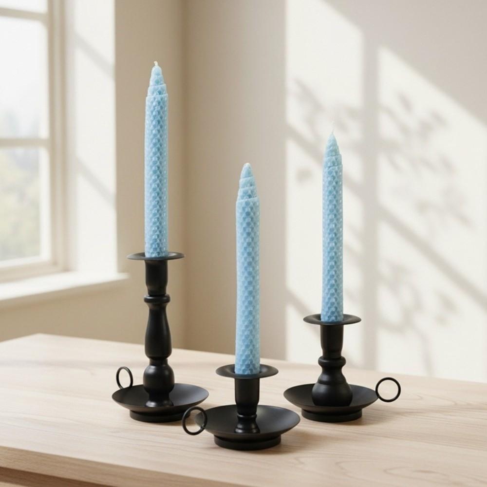 With Handle Candlestick Holder Anti-slip Candles Stand Elegant Candle Holder
