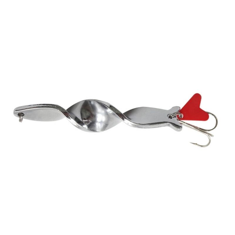 Fishing Lure Spinner Trolling Spinning Spirals Long Cast Spoons Screw Rotation Jigbait Saltwater Trebles Hook Lures