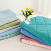 Cooling Ice Silk Summer Quilt - Lightweight, Washable, Solid Color for Single/Double Beds