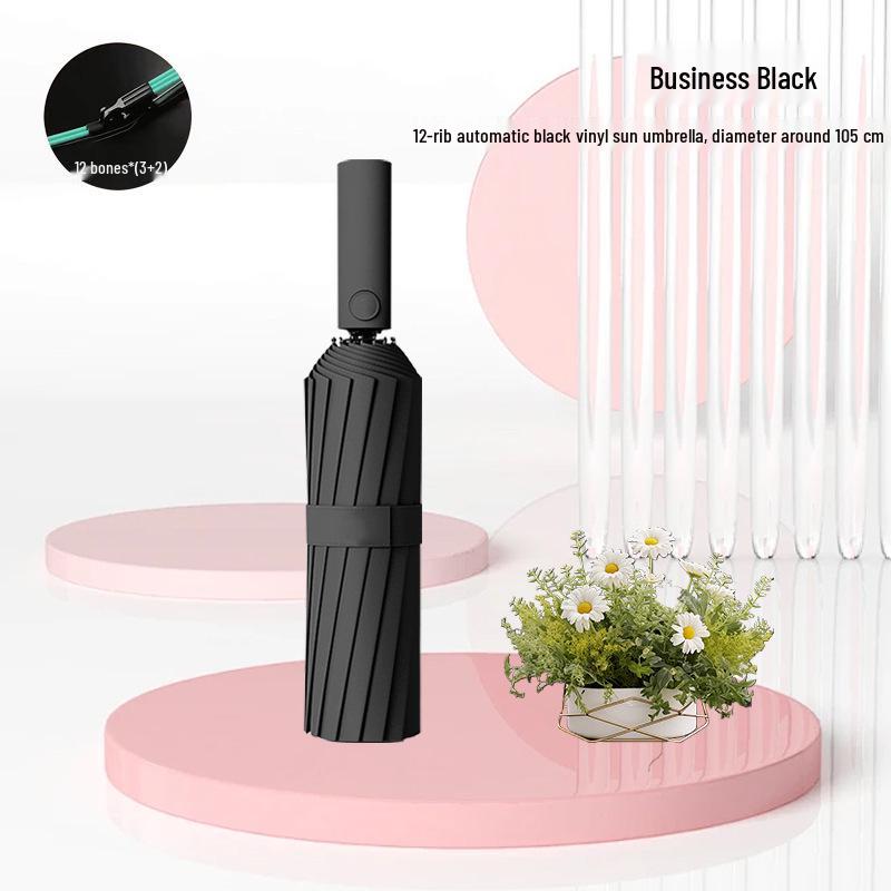 Custom Logo Umbrellas: Small Batch Promotional, Personalized Gift, Auto Folding Sun Protection