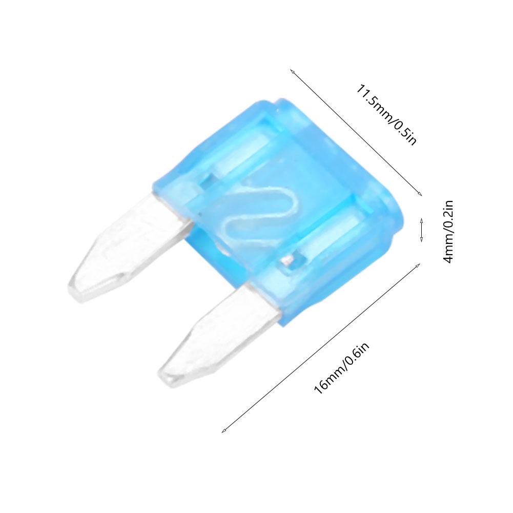 60pcs Multicolor Profile Small Size Mini Blade Fuse Assortment Auto Car Truck Fuses Set (S)