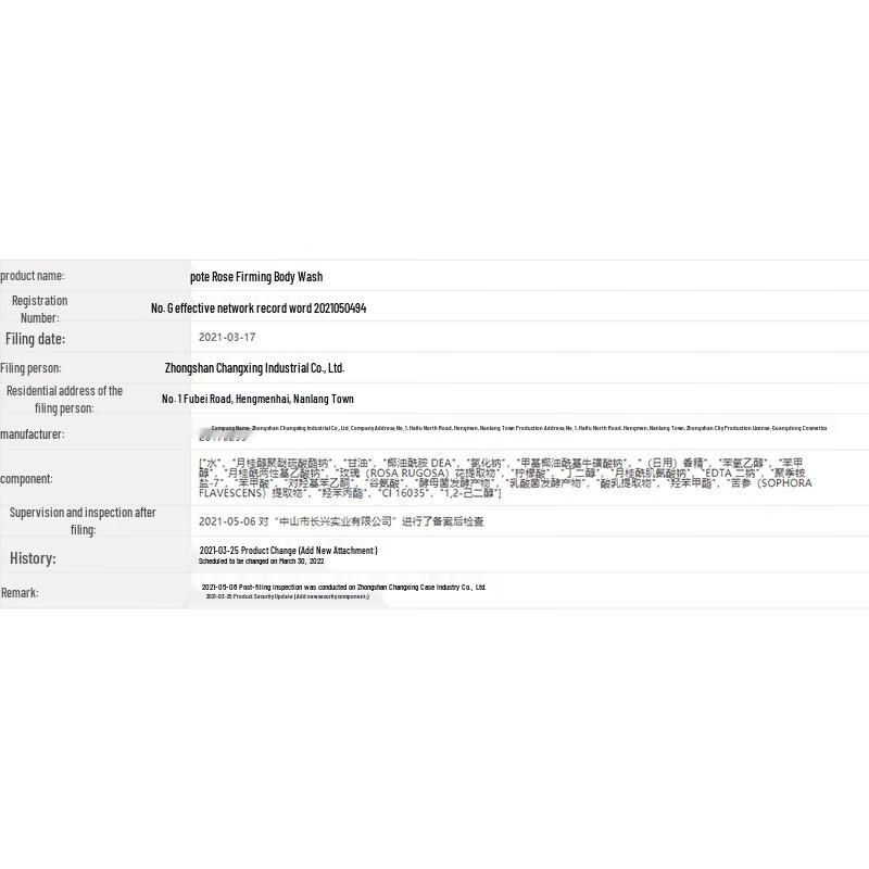 Bettie Rose Firming Shower Gel