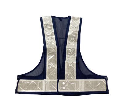 Gilet de sécurité réfléchissant avec lumière LED bleu marine x argent 292512