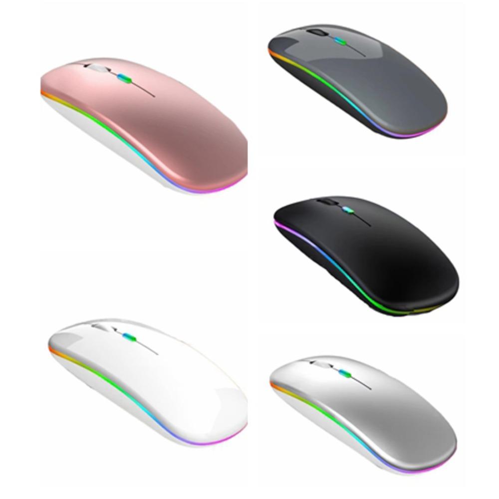 Colorful Wireless Mouse LED Light Gaming Bluetooth Mouse Computer Silent Mouse  Office/Home