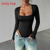 Milk Silk Long Sleeve Jumpsuit For Women With Stretch Slim Fit For Fall Season