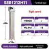 CNC SER2020K16 2525M22 External Threading Tool Holder - Shock-Resistant Lathe Tool for External Diameter Clamping