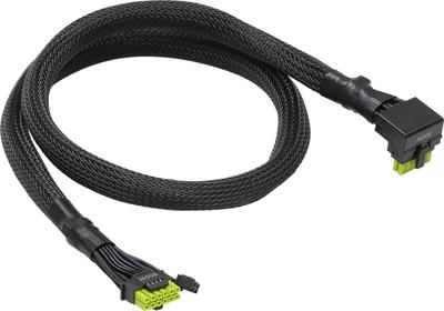 ASRock Power Supply Unit Dedicated Cable, L-shaped (90°), 12V-2x6 Connector, ATX 3.1 / PCIe 5.1 Compliant, Dual Color Design, CB-12V2X6L600W