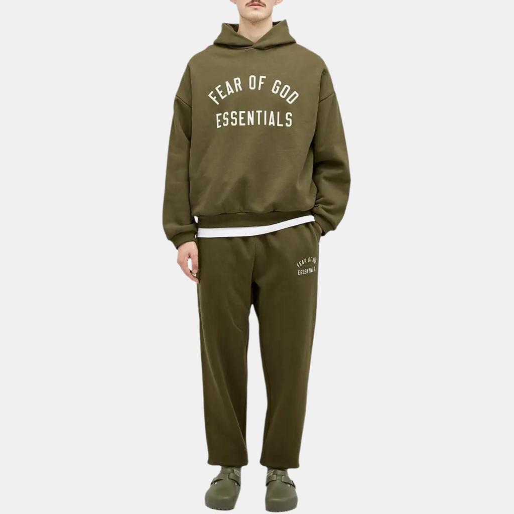 Fear of God Essentials Fleece Sweatpant Military Men Bottoms Green 130BT242025F