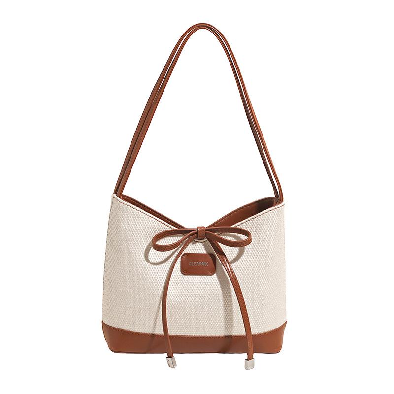 Today's popular bags, new summer texture niche shoulder bags, versatile underarm bucket bags