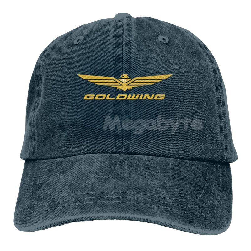 One Nation Design Goldwing Retro Sports Cool dospělá džínová čepice s venkovní neformální sportovní čepicí černá