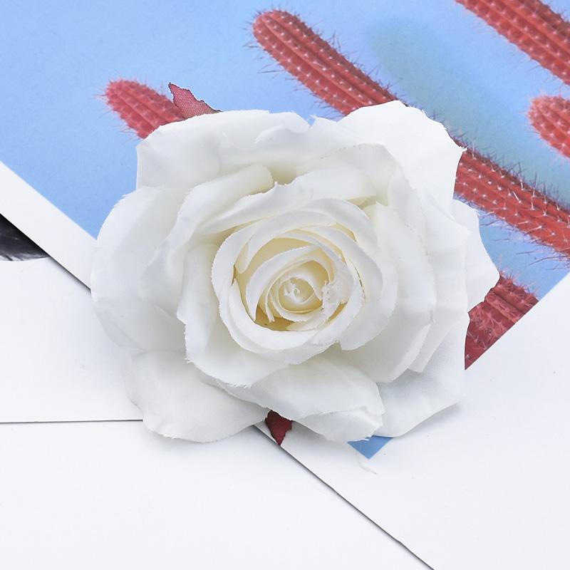 50/100Pcs Artificial Flower Silk Rose Christmas Home Outdoor garden UV protection Wedding bridal bouquet DIY gift box Decoration