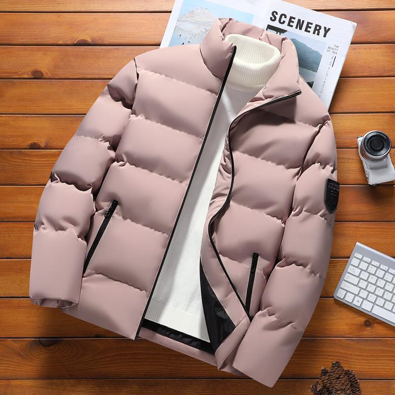 Autumn and Winter Men's Cotton-padded Jacket Men's Padded Clothes Cotton Jacket Bread Clothes Collar Coat Men's Cotton-padded Clothes