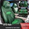 Durable Leather Seat Cover for BYD Han - Suitable for All Seasons, Fits Five Seats