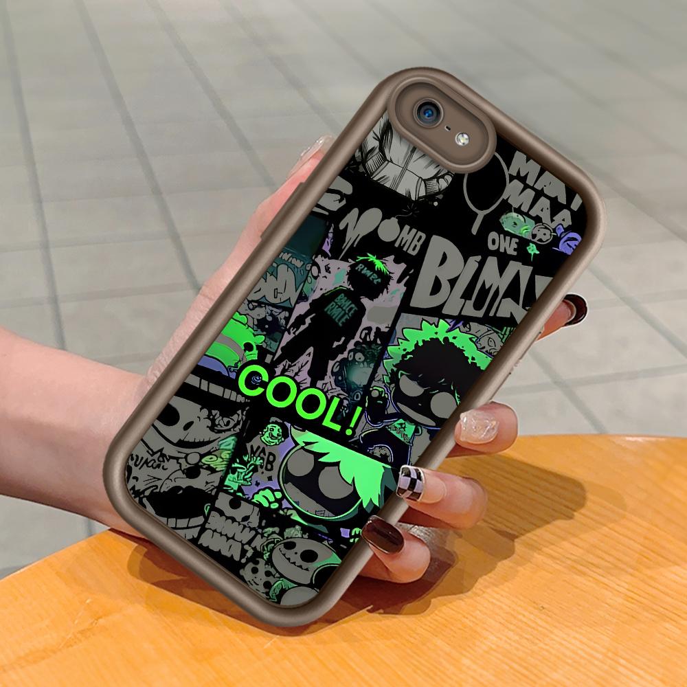 Model de imprimare cu scară pătrată din silicon moale Carcasă pentru telefon Acoperă completă Cameră cu protecție antișoc Carcasă din cauciuc pentru iPhone Infinix Tecno OnePlus