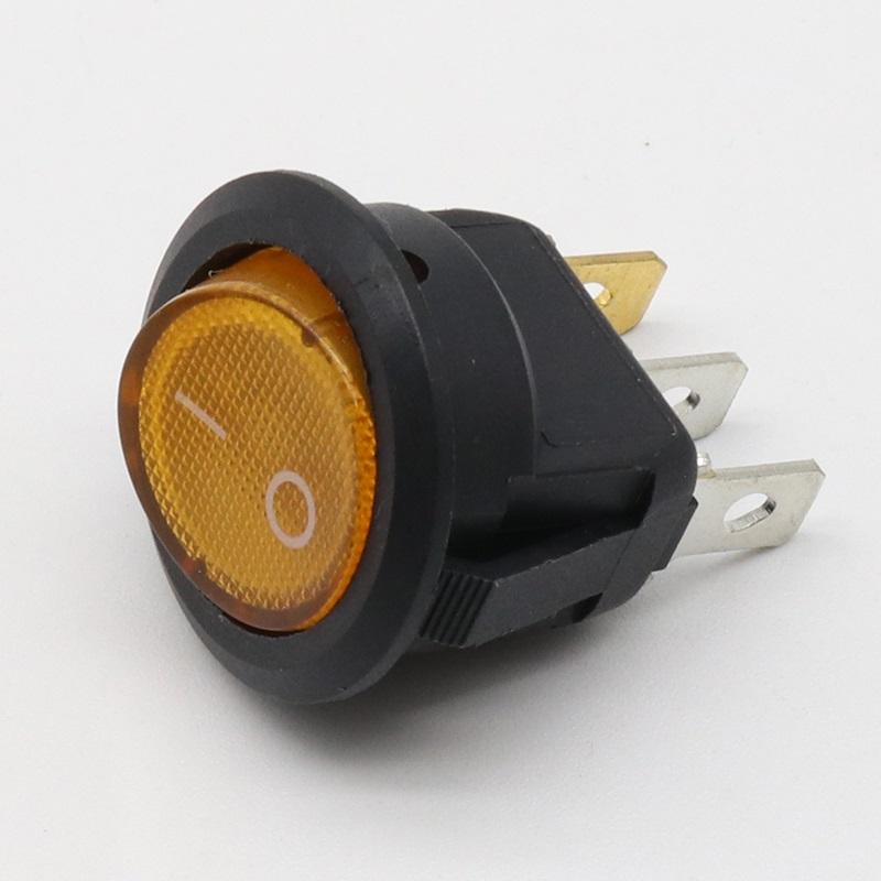 4 Stück Auto 220V Runder Kippschalter Punkt Boot LED-Licht Kippschalter SPST EIN/AUS Top Verkäufe Elektrische Bedienelemente