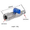 1 Peça para Lavadora de Alta Pressão Kit de Válvula de Esfera Interruptor de Fluxo de Água 3/8 1/4 Polegada Conector Rápido de Lavadora Aço Inoxidável Alta Pressão