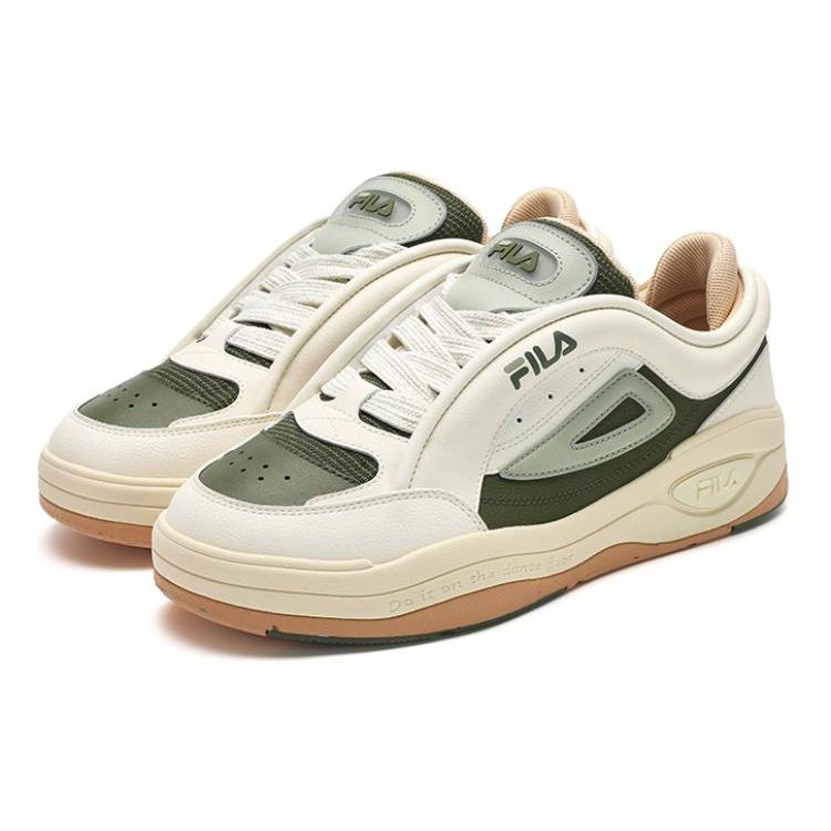 Fila Mix 2 Comfortable Lightweight Low-Top Sneakers Men Sneakers White Green F12M412201FPC
