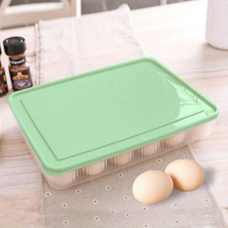 1 Stück Eieraufbewahrungsbehälter Tragbarer Eierkarton, Stapelbarer Kühlschrank-Eierorganizer, Aufbewahrungsbox für Outdoor-Camping, Küchenwerkzeuge