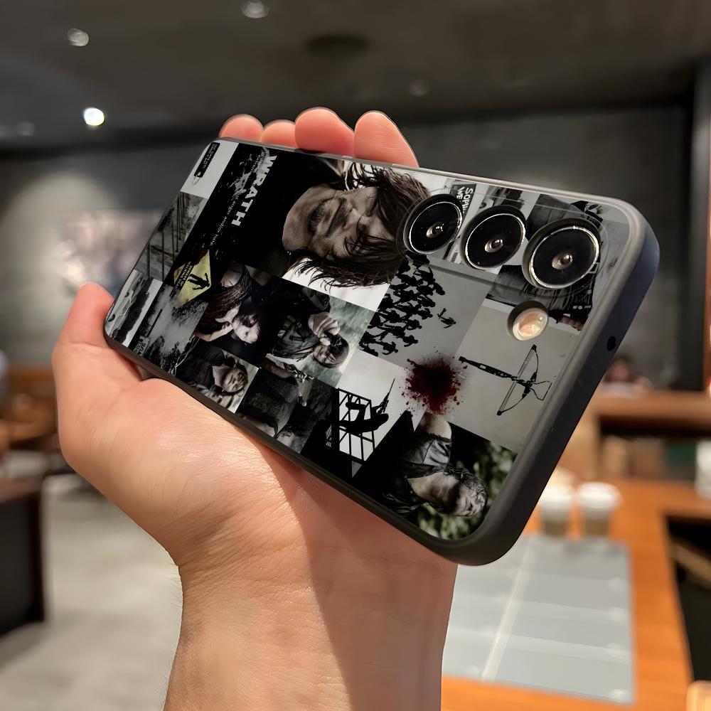 

The W-Walkings D-Dead Daryl Dixon Phone Case For Samsung A56 A36 A26 A16 A15 A25 A35 A55 A14 A34 A24 A54 Black Soft Shell Samsung A53