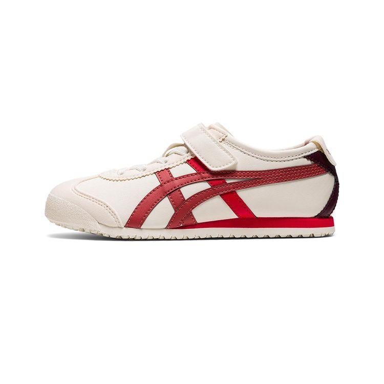 ONITSUKA TIGER Mexico 66 Non-Slip Durable Sports Casual Shoes Kids Sneakers White Red 1184A049-105