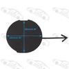 Für HONDA FIT JAZZ 2009- 2011 GE6 GE8 71104-TF0-000 Auto Frontstoßstange Abschlepphakenabdeckung Kompatibel mit Kleiner Deckel Abschleppöse
