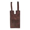 Western Boot Wallet With Strap, Fashion Leather Wallet,Slim Cowboy Billfold For Men Women
